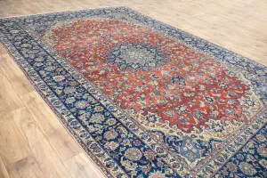 9'5x13'10 Hand Knotted Floral Classic Oriental Wool Rug