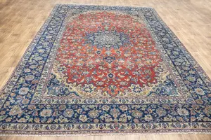 9'5x13'10 Hand Knotted Floral Classic Oriental Wool Rug