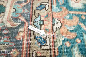 9'9x12'8 Hand Knotted Floral Classic Oriental Wool Rug