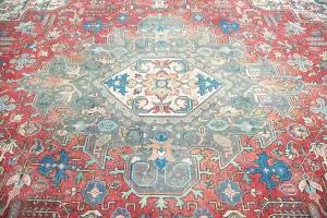 9'9x12'8 Hand Knotted Floral Classic Oriental Wool Rug