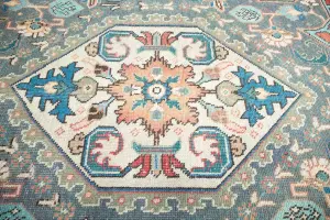 9'9x12'8 Hand Knotted Floral Classic Oriental Wool Rug