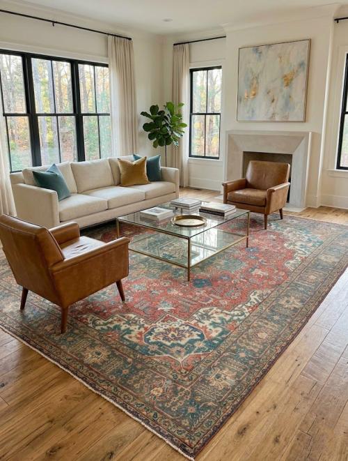 9'9x12'8 Hand Knotted Floral Classic Oriental Wool Rug