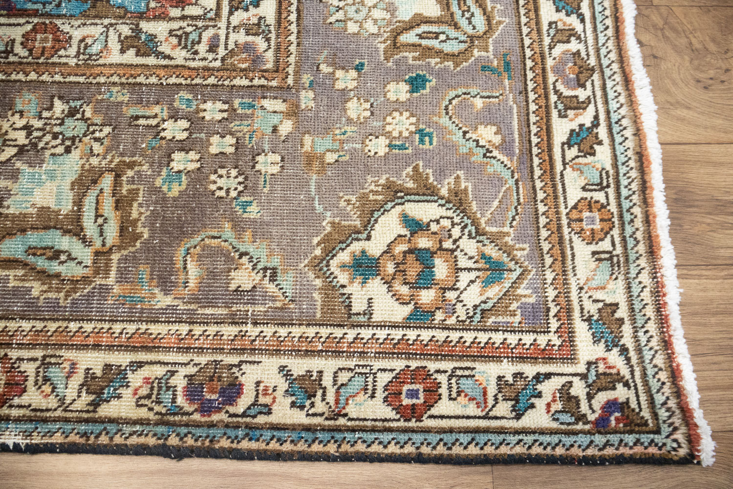 9'7x12'7 Hand Knotted Red Floral Classic Oriental Wool Rug - Image 13