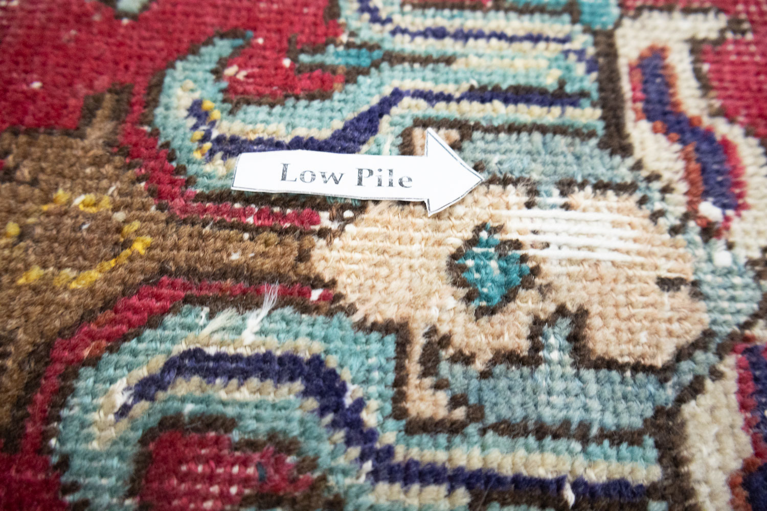 9'7x12'7 Hand Knotted Red Floral Classic Oriental Wool Rug - Image 15