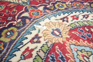 9'7x12'7 Hand Knotted Floral Classic Oriental Wool Rug