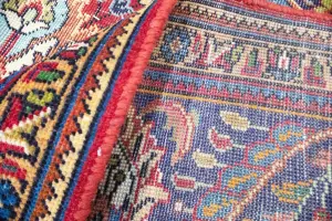 9'7x12'7 Hand Knotted Floral Classic Oriental Wool Rug