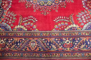 9'7x12'7 Hand Knotted Floral Classic Oriental Wool Rug