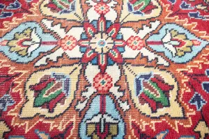 9'7x12'7 Hand Knotted Floral Classic Oriental Wool Rug
