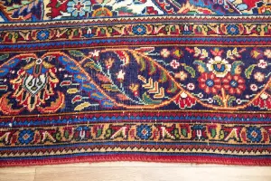 9'7x12'7 Hand Knotted Floral Classic Oriental Wool Rug