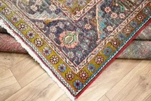 9'9x12'7 Hand Knotted Floral Classic Oriental Wool Rug