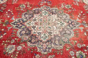 9'9x12'7 Hand Knotted Floral Classic Oriental Wool Rug
