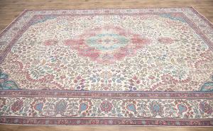 9'6x12'3 Hand Knotted Tribal Floral Oriental Wool Rug