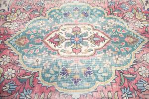 9'6x12'3 Hand Knotted Tribal Floral Oriental Wool Rug