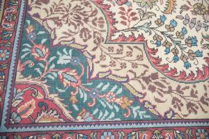 9'6x12'3 Hand Knotted Tribal Floral Oriental Wool Rug