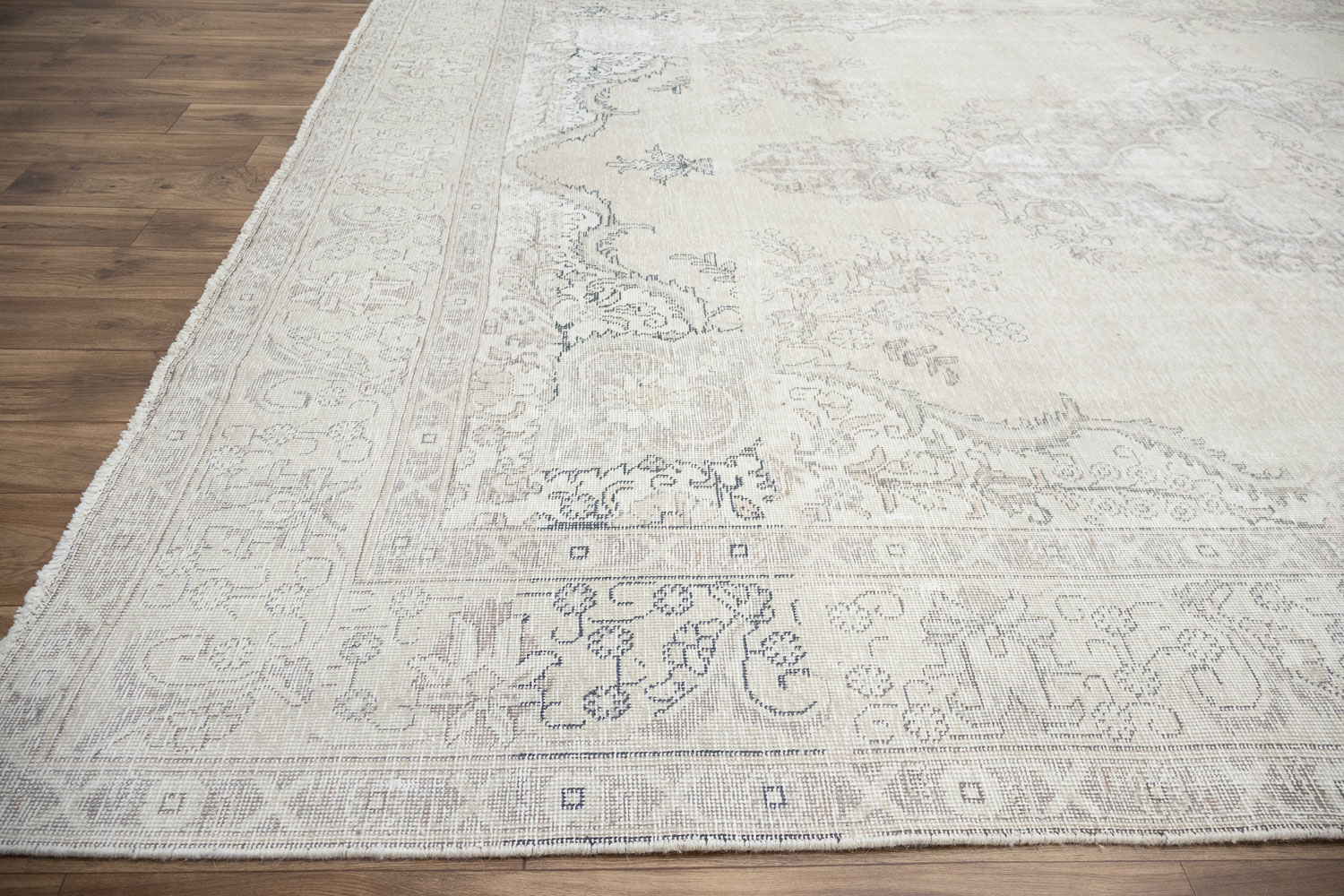 9'5x12'1 Hand Knotted Traditional Floral Oriental Wool Rug - Image 12