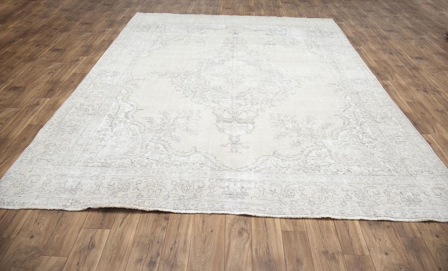 9'5x12'1 Hand Knotted Traditional Floral Oriental Wool Rug - Image 15