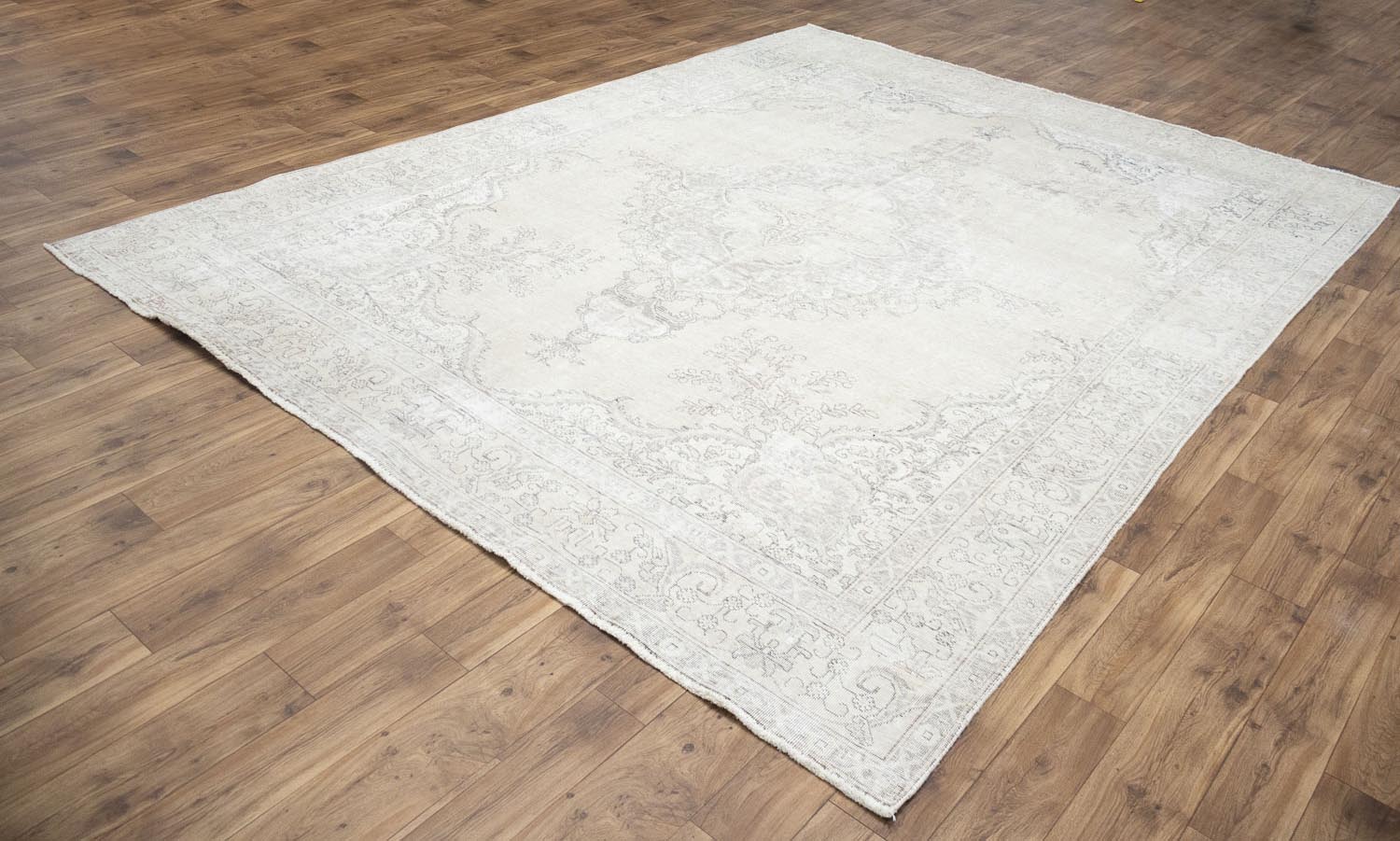 9'5x12'1 Hand Knotted Traditional Floral Oriental Wool Rug - Image 16