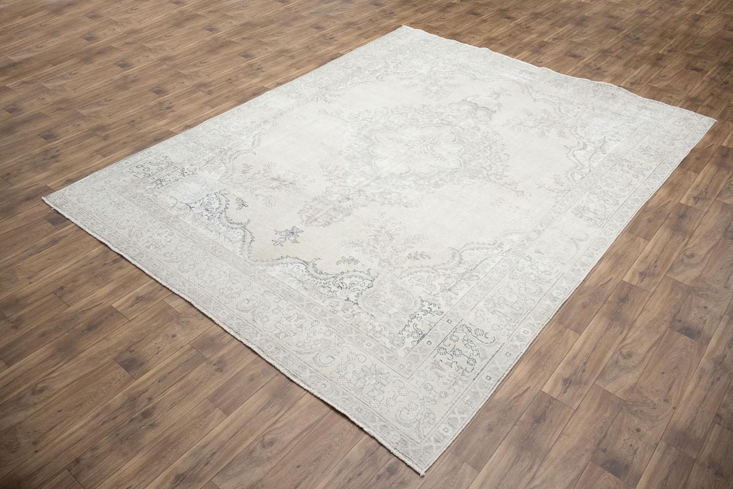9'5x12'1 Hand Knotted Traditional Floral Oriental Wool Rug - Image 4
