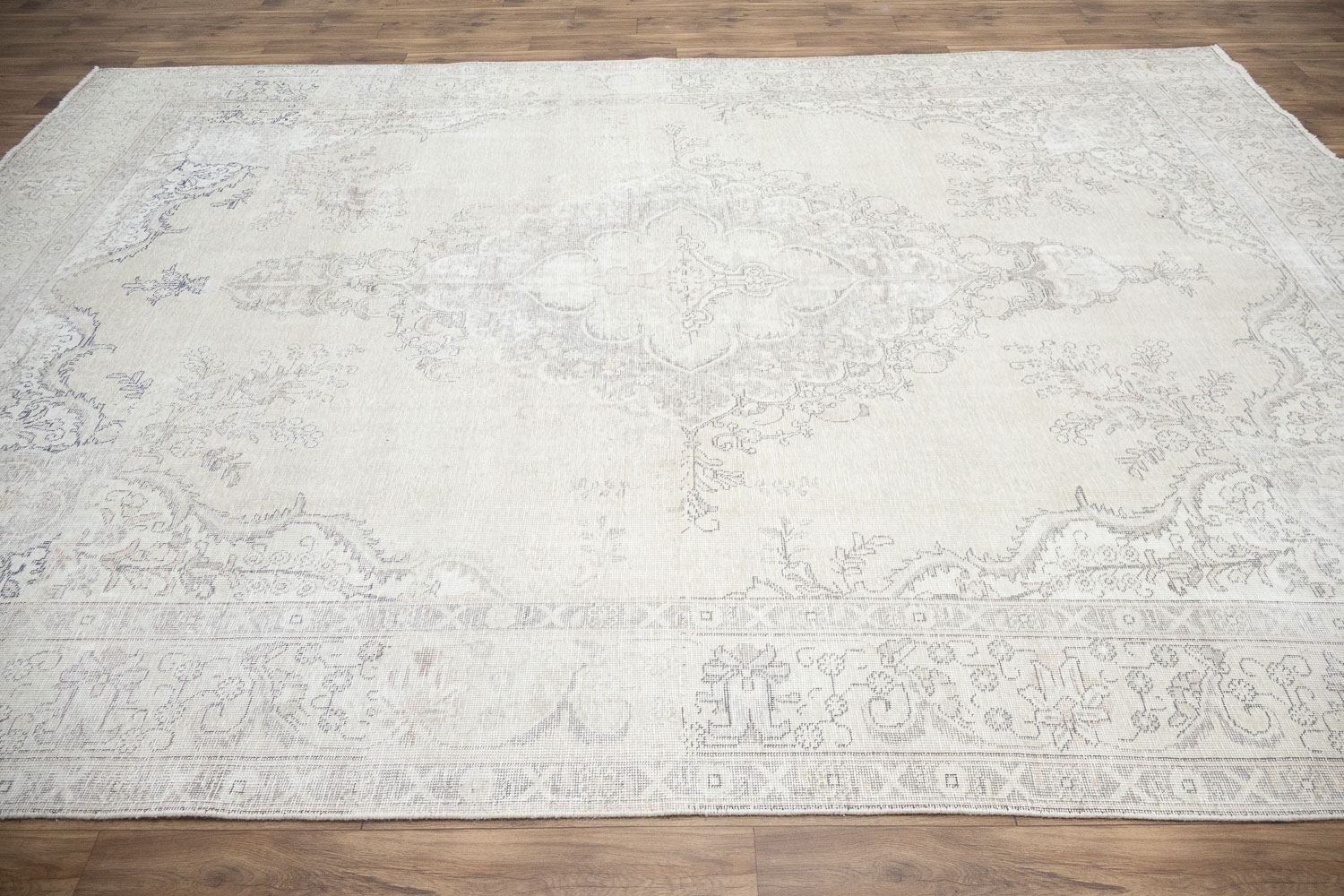 9'5x12'1 Hand Knotted Traditional Floral Oriental Wool Rug - Image 5