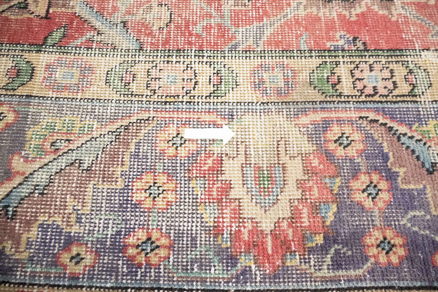 9'5x9'8 Hand Knotted Traditional Floral Oriental Wool Rug - Image 16