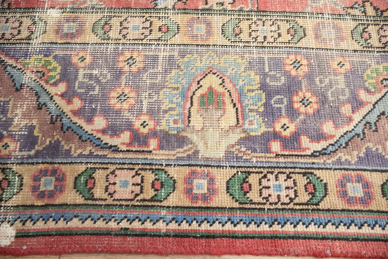 9'5x9'8 Hand Knotted Traditional Floral Oriental Wool Rug - Image 10
