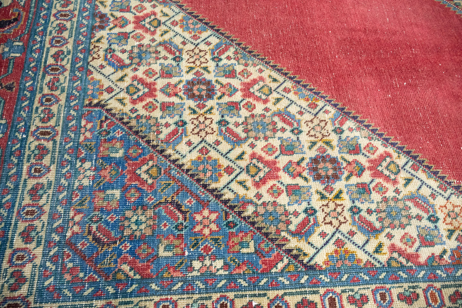 9'7x12'4 Hand Knotted Traditional Floral Oriental Wool Rug - Image 10