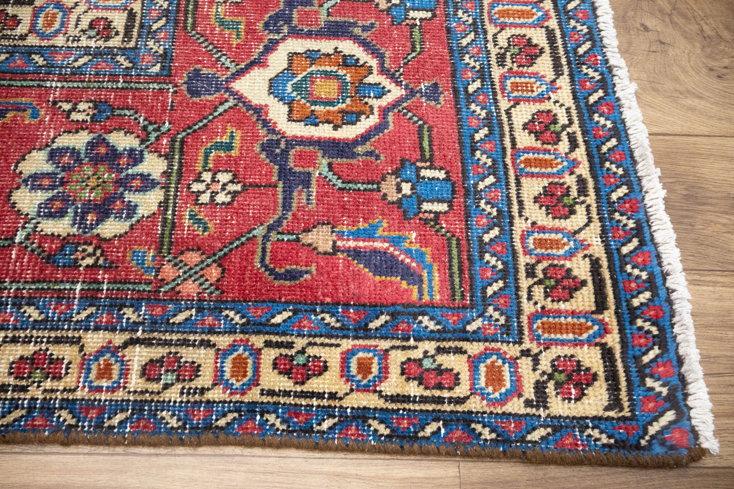 9'7x12'4 Hand Knotted Traditional Floral Oriental Wool Rug - Image 11