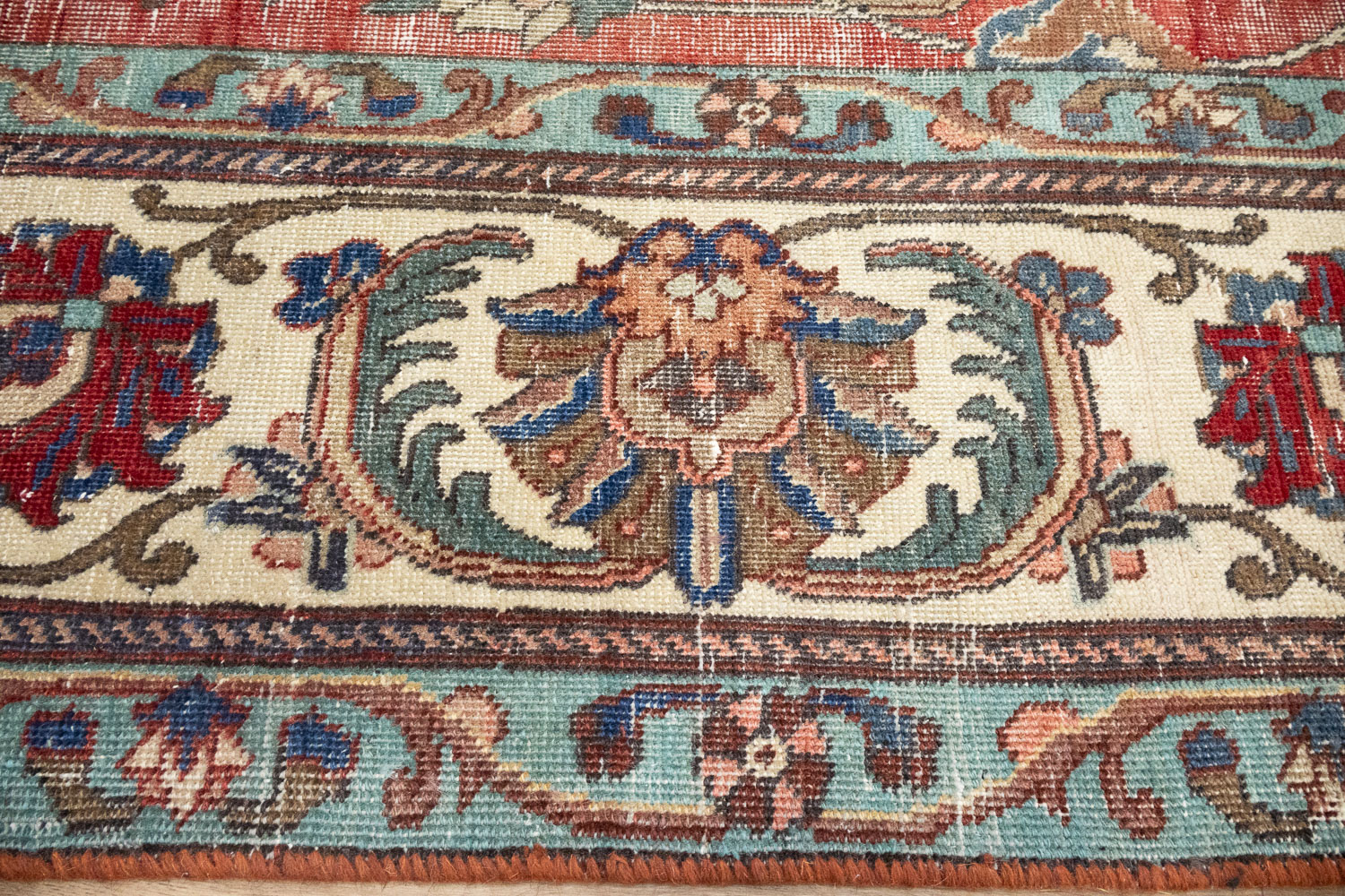 9'9x13'5 Hand Knotted Traditional Floral Oriental Wool Rug - Image 13