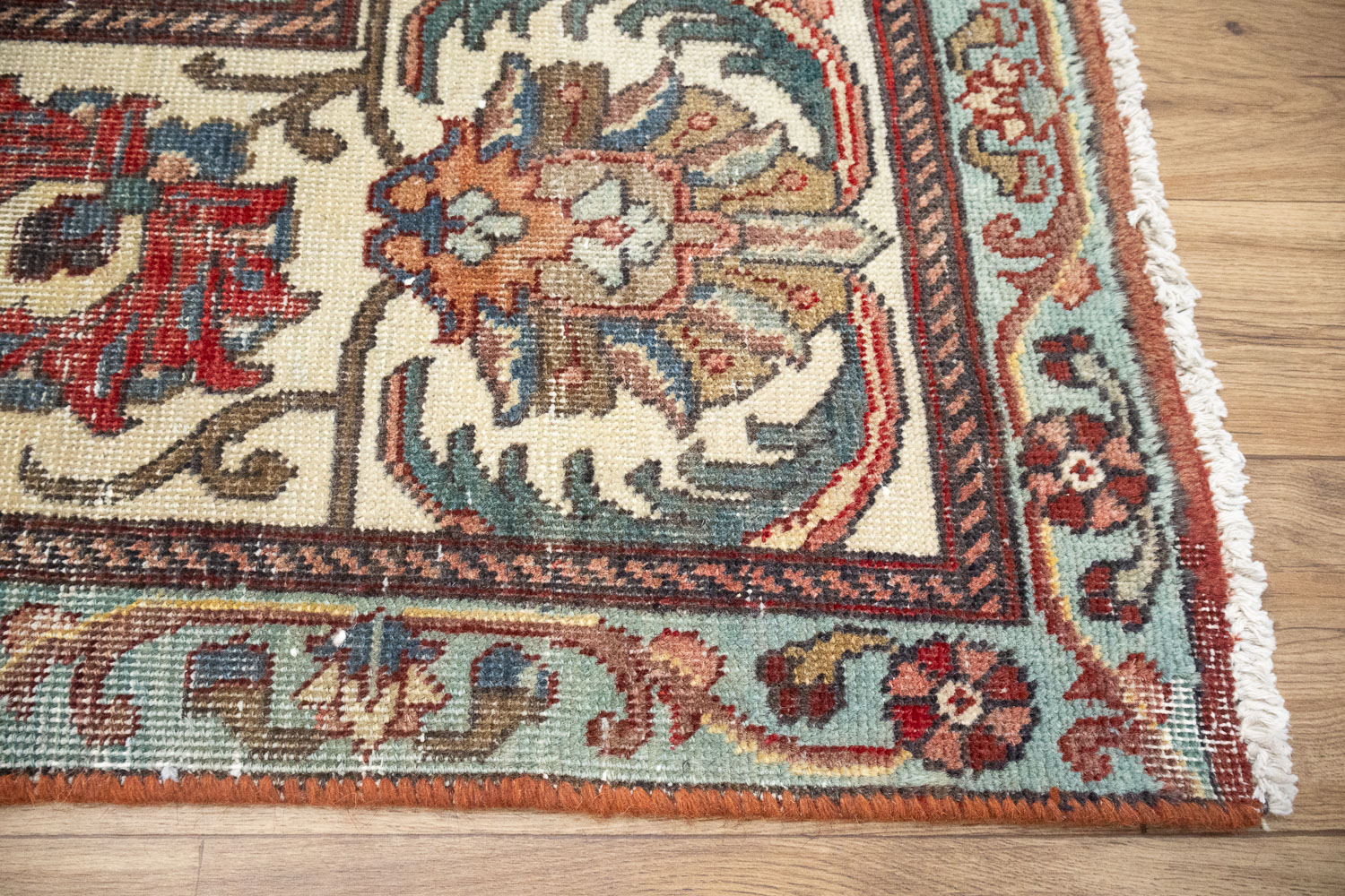 9'9x13'5 Hand Knotted Traditional Floral Oriental Wool Rug - Image 15