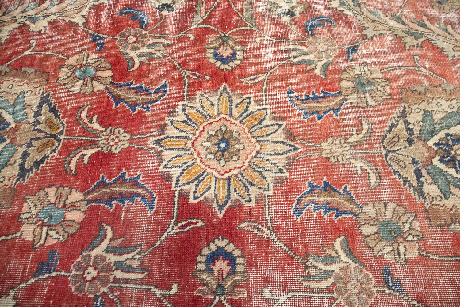 9'9x13'5 Hand Knotted Traditional Floral Oriental Wool Rug - Image 22