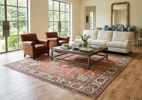 9'9x13'5 Hand Knotted Traditional Floral Oriental Wool Rug