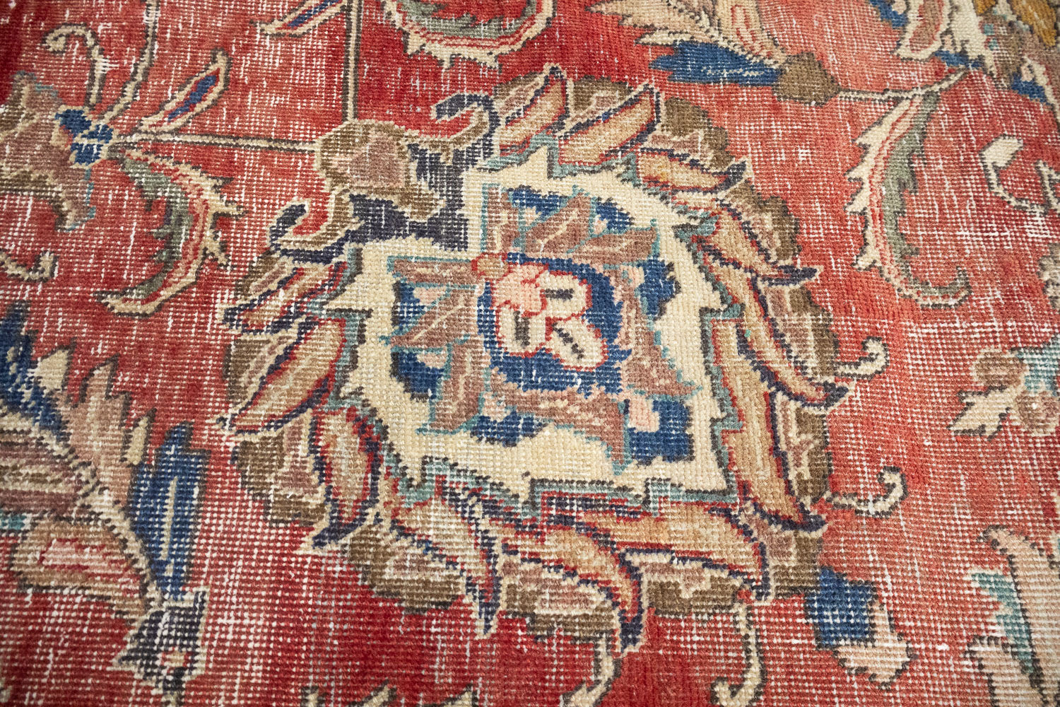9'9x13'5 Hand Knotted Traditional Floral Oriental Wool Rug - Image 10