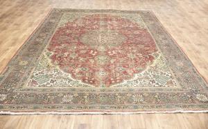 9'10x12'10 Hand Knotted Floral Classic Oriental Wool Rug