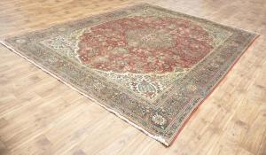 9'10x12'10 Hand Knotted Floral Classic Oriental Wool Rug