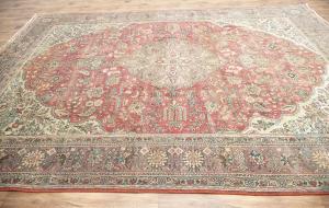 9'10x12'10 Hand Knotted Floral Classic Oriental Wool Rug