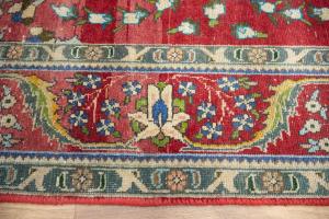 9'6x12'5 Hand Knotted Traditional Floral Oriental Wool Rug