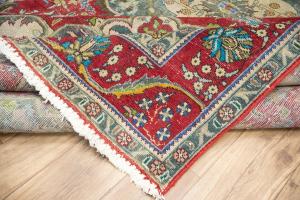 9'6x12'5 Hand Knotted Traditional Floral Oriental Wool Rug