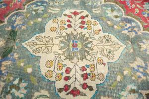 9'6x12'5 Hand Knotted Traditional Floral Oriental Wool Rug