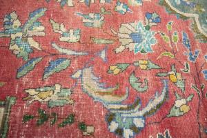 9'6x12'5 Hand Knotted Traditional Floral Oriental Wool Rug