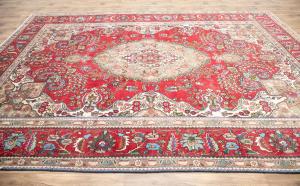 9'9x12'9 Hand Knotted Traditional Floral Oriental Wool Rug