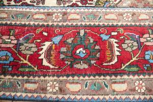 9'9x12'9 Hand Knotted Traditional Floral Oriental Wool Rug