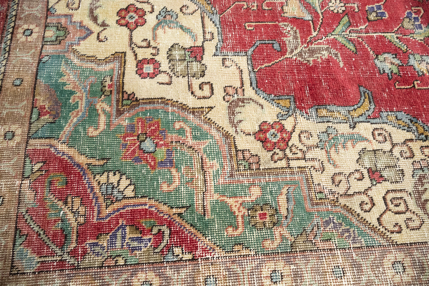 9'6x12'11 Hand Knotted Traditional Floral Oriental Wool Rug - Image 15