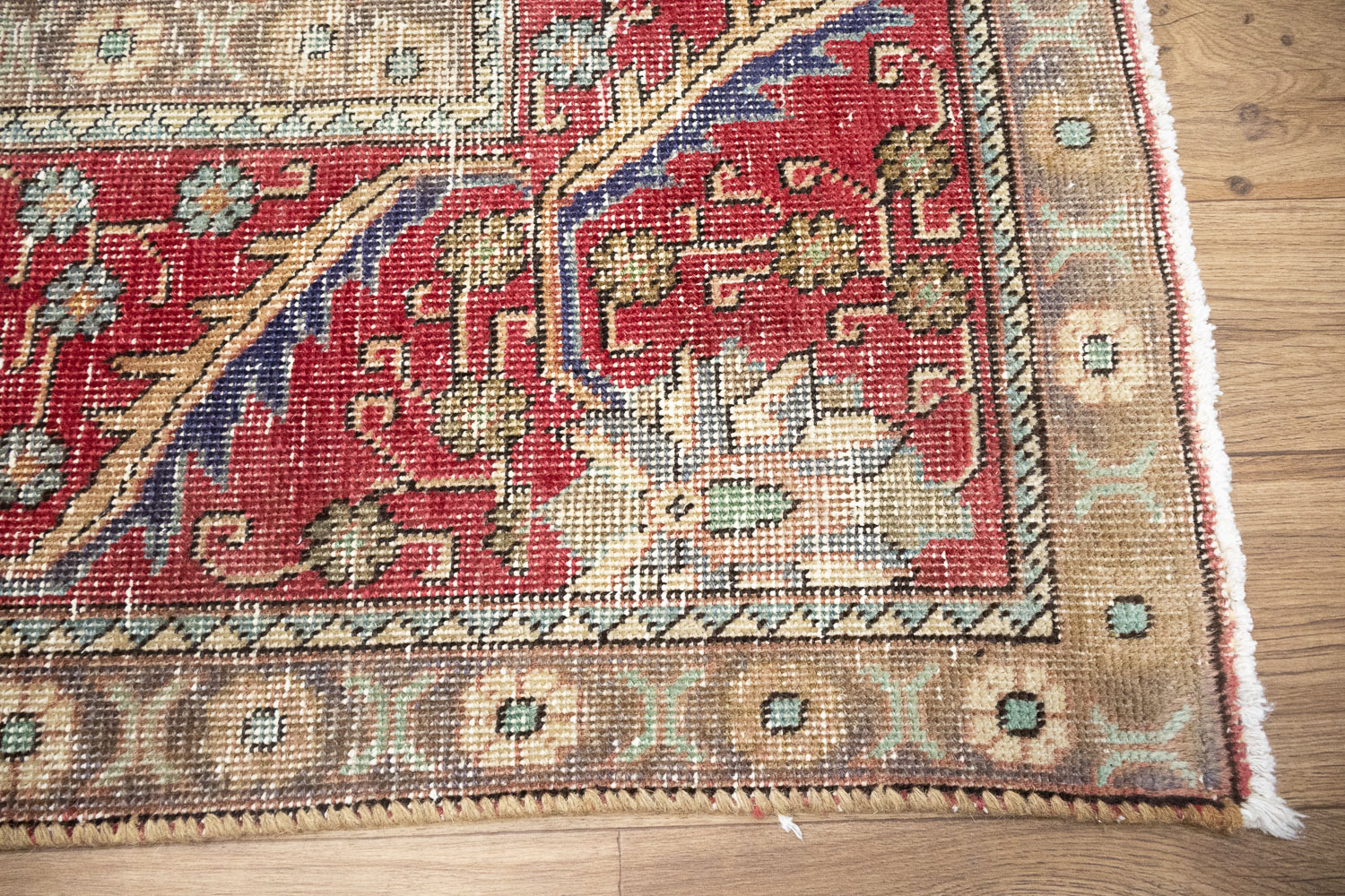 9'6x12'11 Hand Knotted Traditional Floral Oriental Wool Rug - Image 17