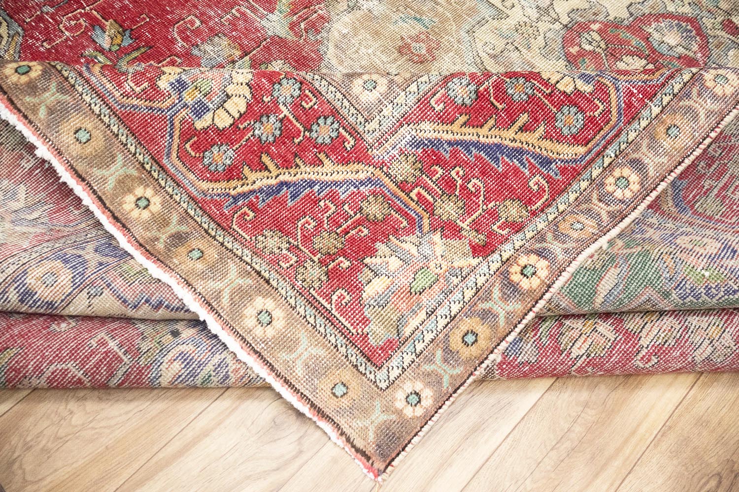 9'6x12'11 Hand Knotted Traditional Floral Oriental Wool Rug - Image 20
