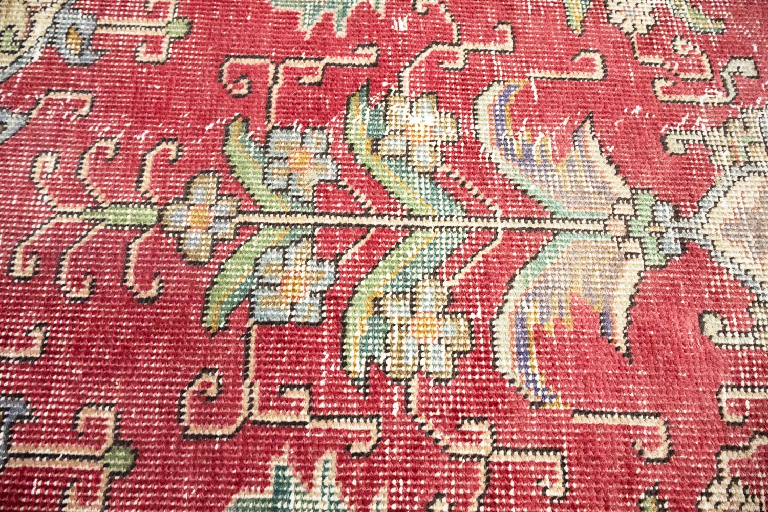 9'6x12'11 Hand Knotted Traditional Floral Oriental Wool Rug - Image 9