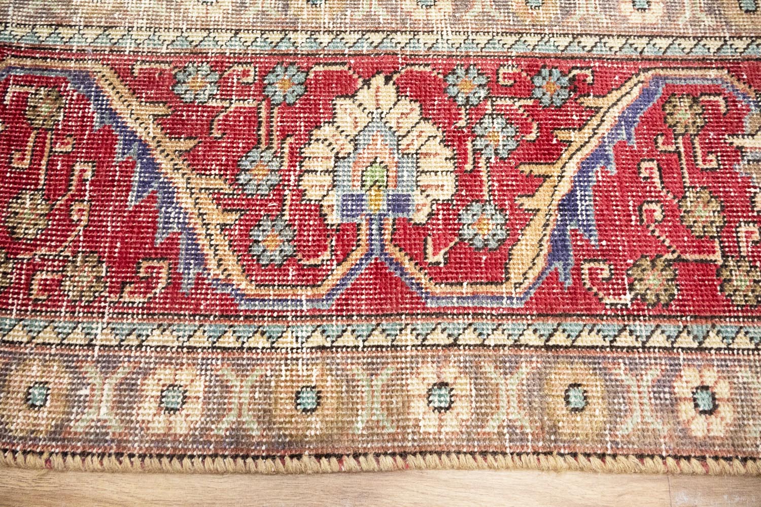 9'6x12'11 Hand Knotted Traditional Floral Oriental Wool Rug - Image 11