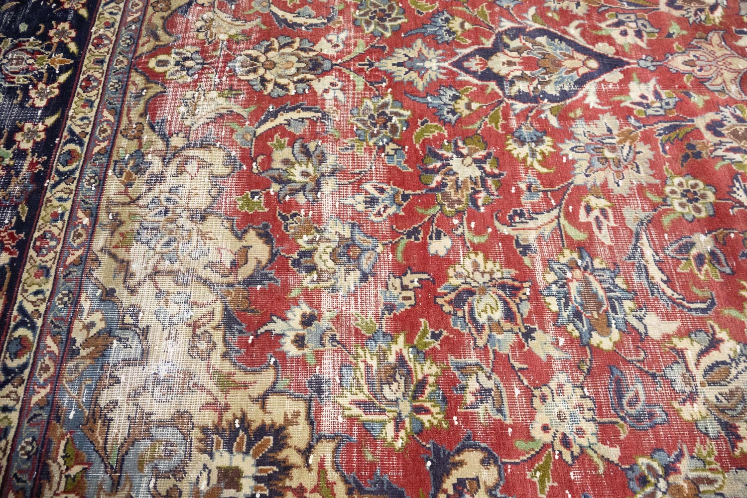 9'1x12'11 Hand Knotted Traditional Floral Oriental Wool Rug - Image 12