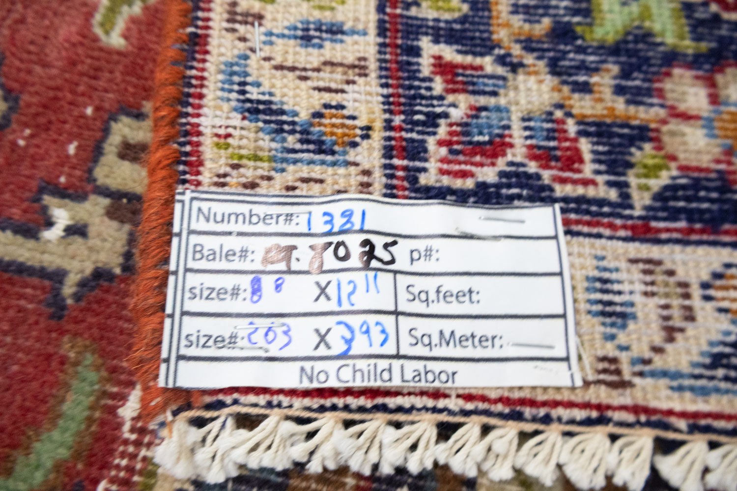 9'1x12'11 Hand Knotted Traditional Floral Oriental Wool Rug - Image 20