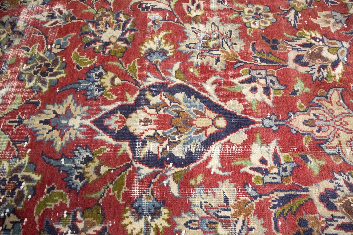 9'1x12'11 Hand Knotted Traditional Floral Oriental Wool Rug - Image 8