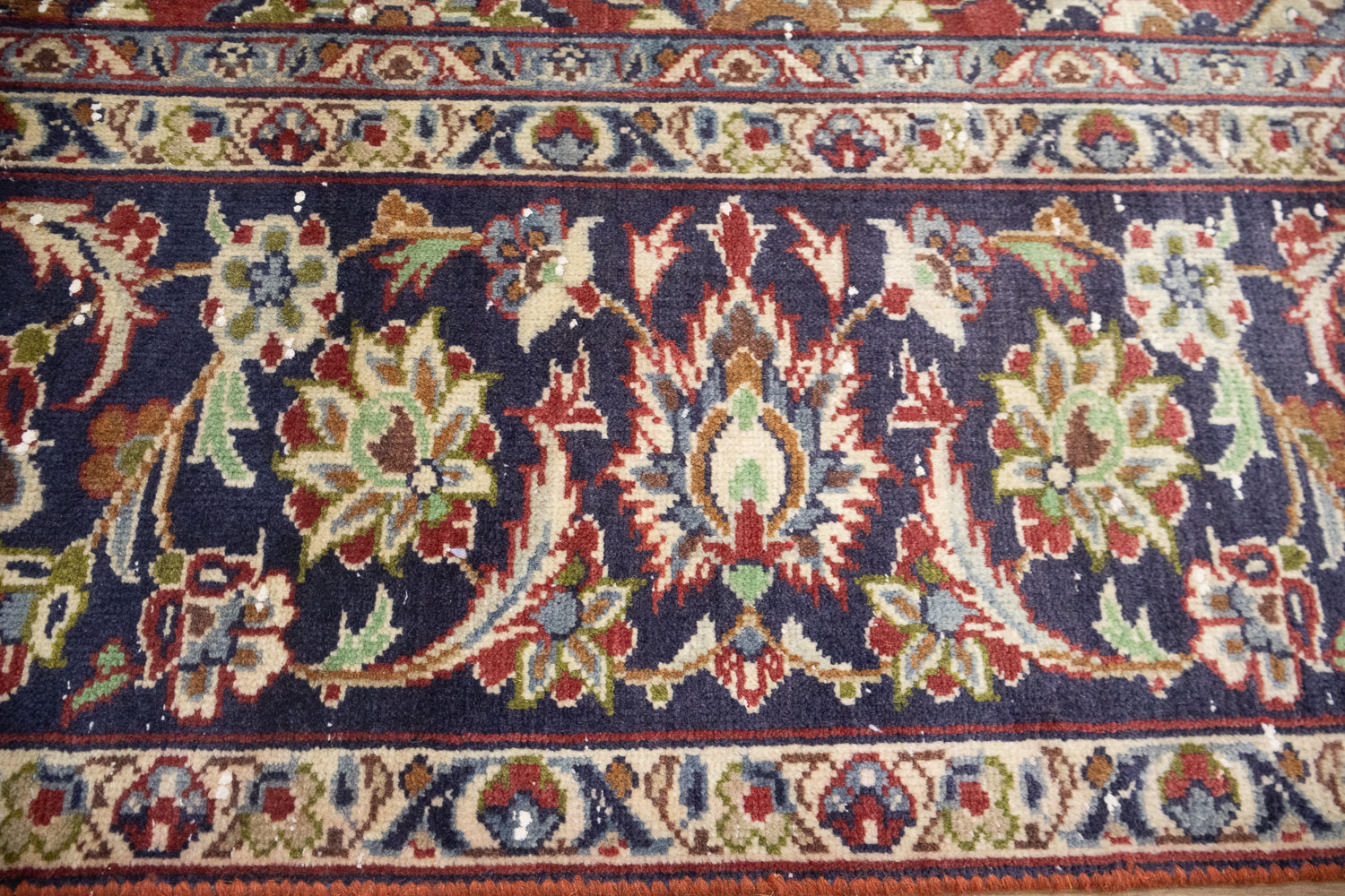 9'1x12'11 Hand Knotted Traditional Floral Oriental Wool Rug - Image 10